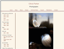 Tablet Screenshot of oliviaparker.com